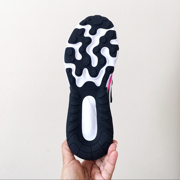 Nike Air Max 270 React Pink, Blue, Black, White - Picture 8 of 8